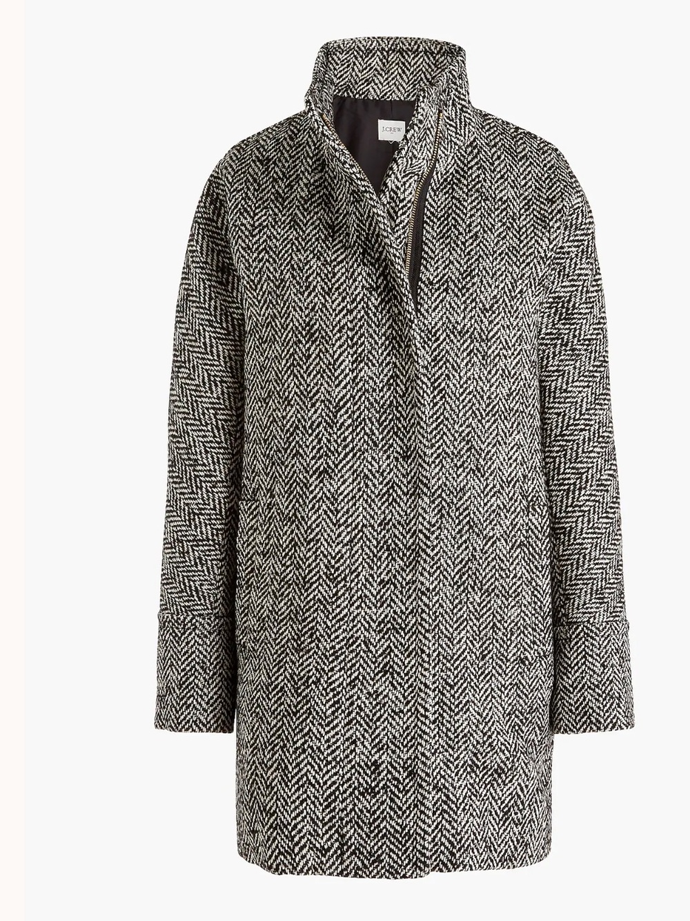J Crew Herringbone City Coat (new with tags)